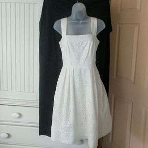 Morgan McFeeters Dresses - Ivory Daisy Eyelet Sundress Morgan McFeeters Dresses - Ivory Daisy Eyelet Sundress